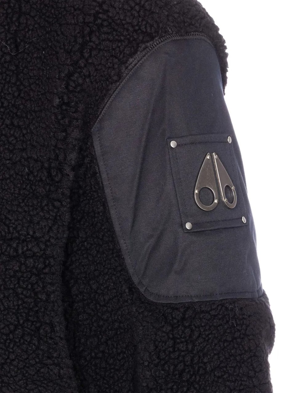 Moose Knuckles Textured Recycled Polyester Moose Knuckles Jacket Zwart