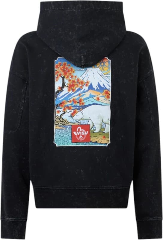 Moose Knuckles Evisu X Moose Hoodie Black Zwart