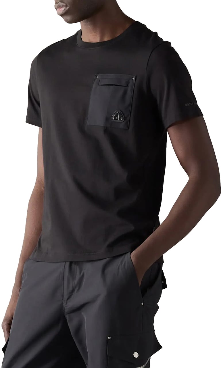 Moose Knuckles Dalon Tee Black Zwart