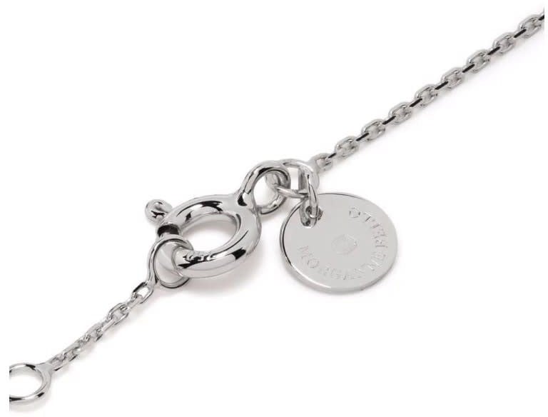 Morganne Bello Collier 1013W100 18k Witgoud 0.12crt G SI Briljant geslepen Diamant 42cm Zilver