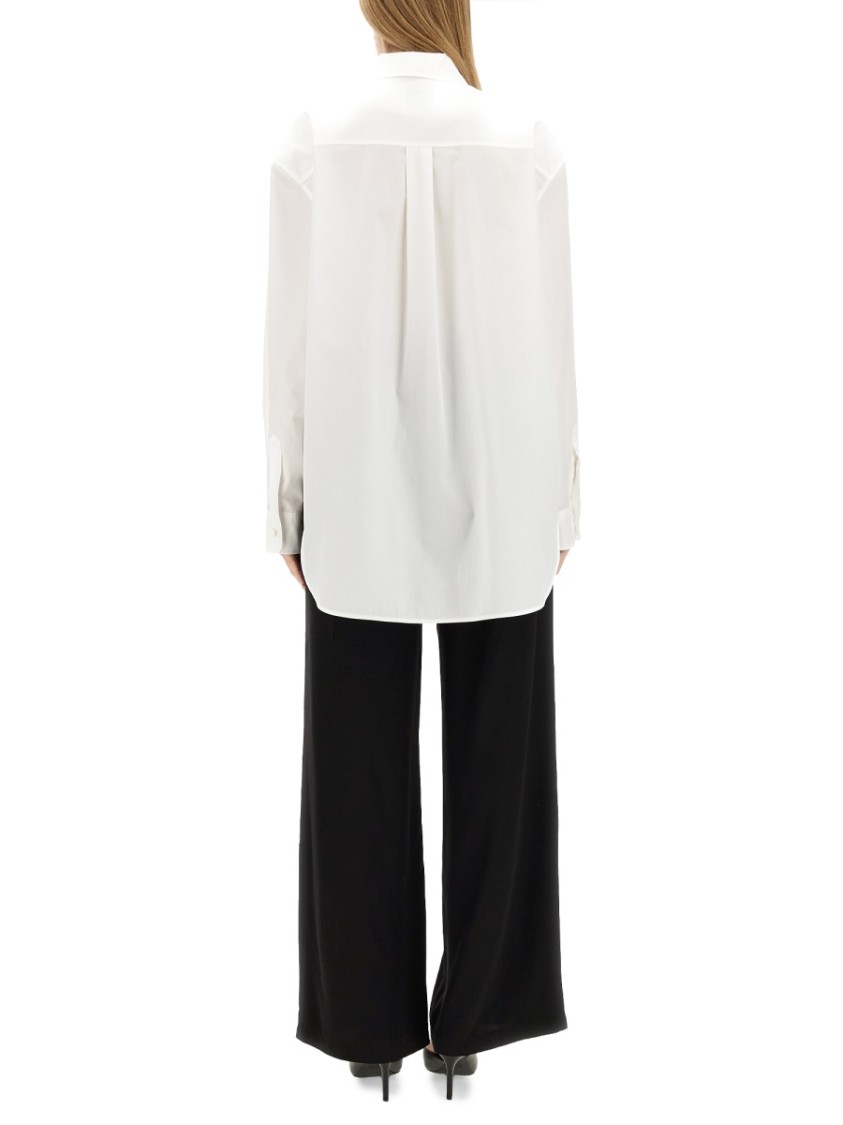 Moschino Heart Patch Shirt Wit