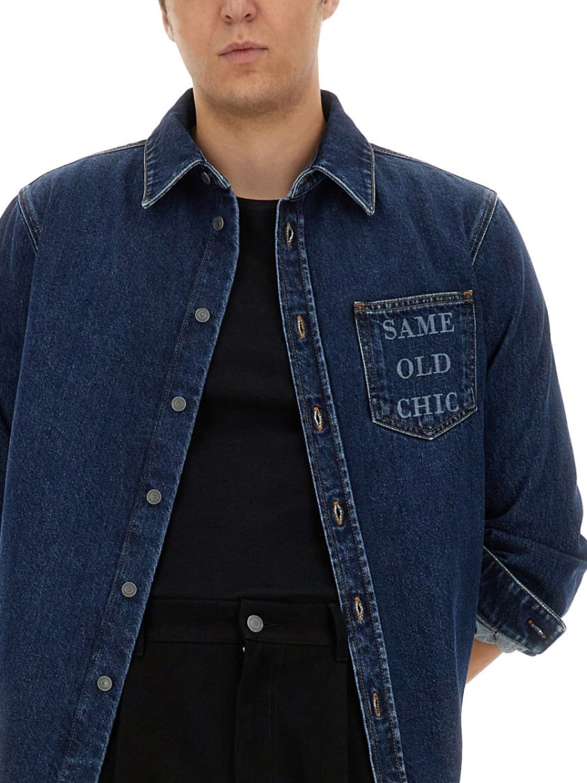 Moschino "Same Old Chic'" Shirt Blauw
