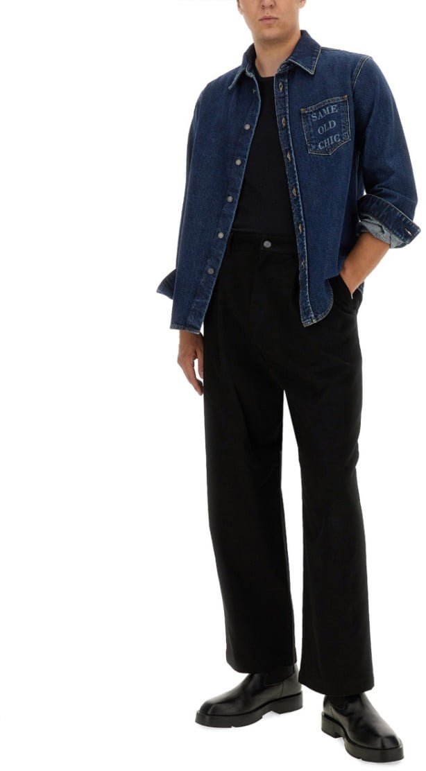 Moschino "Same Old Chic'" Shirt Blauw