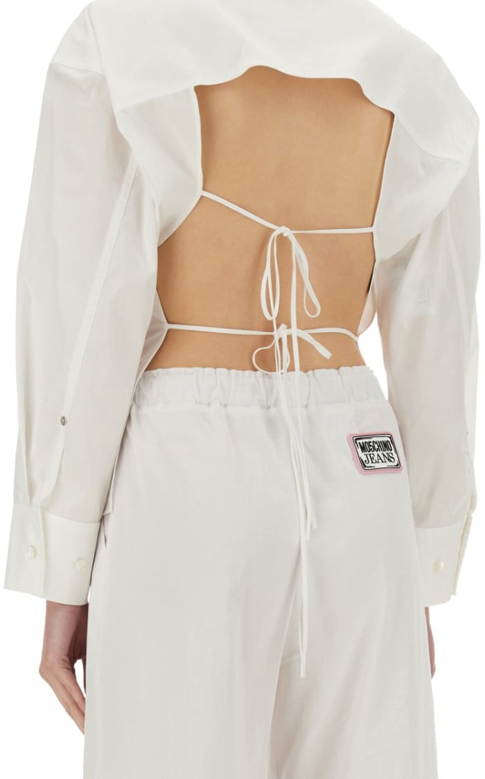 Moschino Classic Cotton Shirt Wit