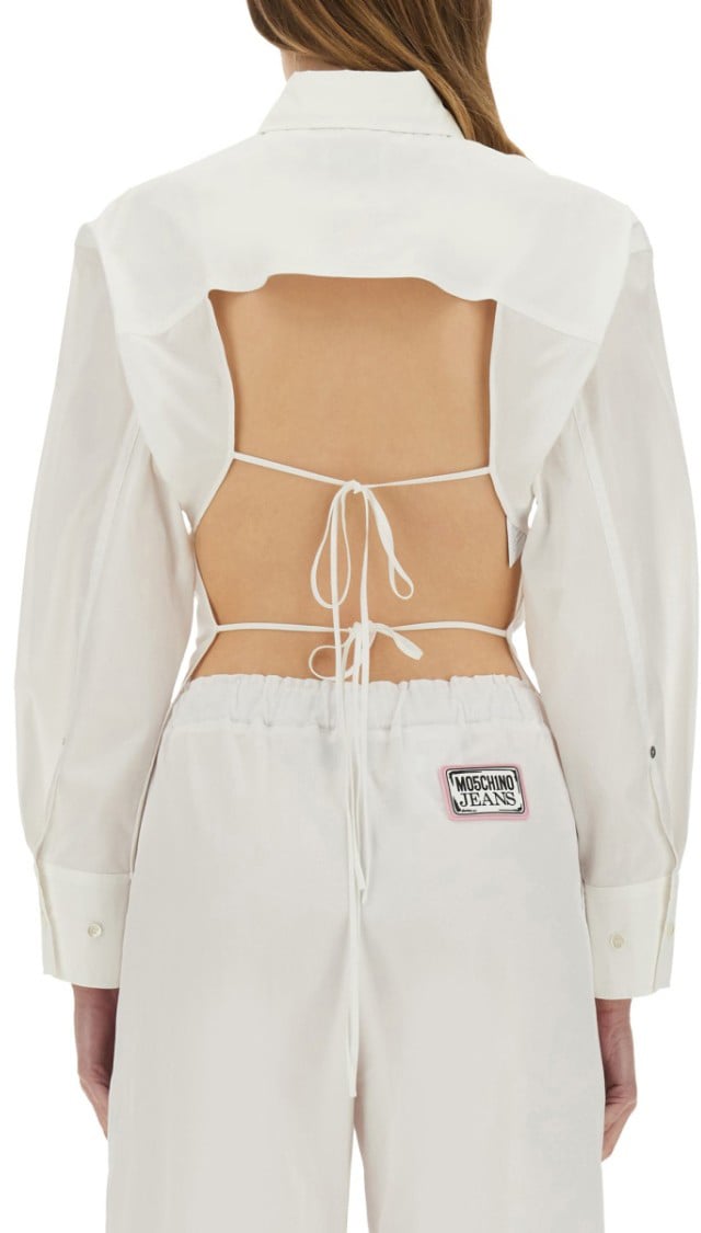 Moschino Classic Cotton Shirt Wit