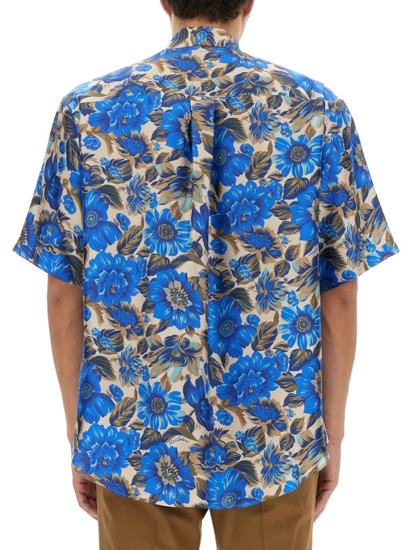 Moschino Oversized Floral Print Shirt Divers