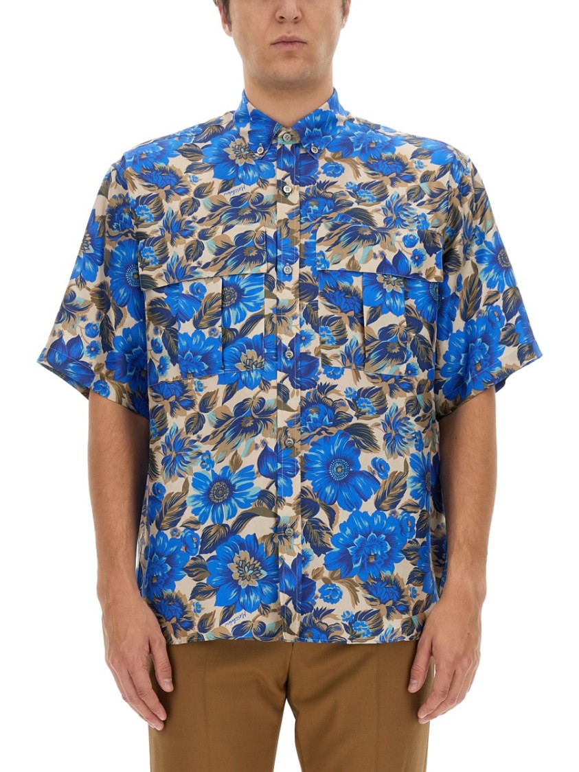Moschino Oversized Floral Print Shirt Divers