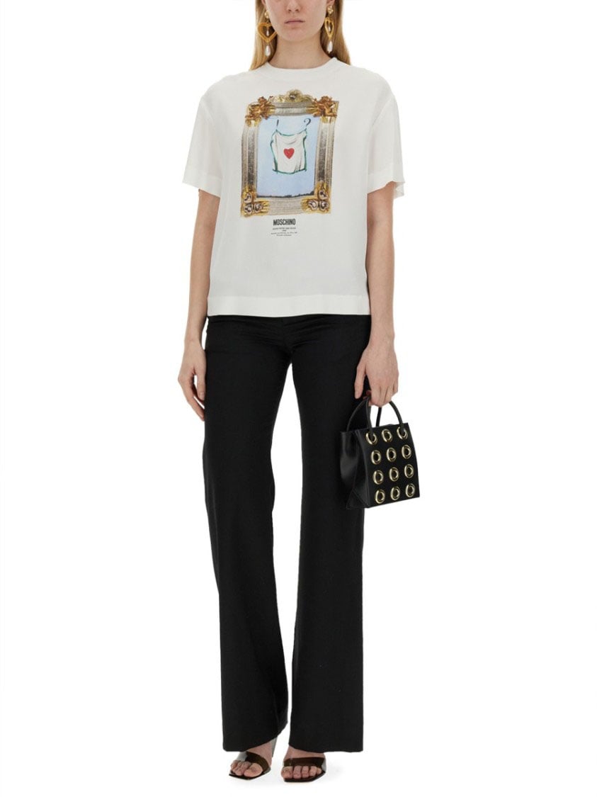 Moschino "Gone With The Wind" T-Shirt Wit