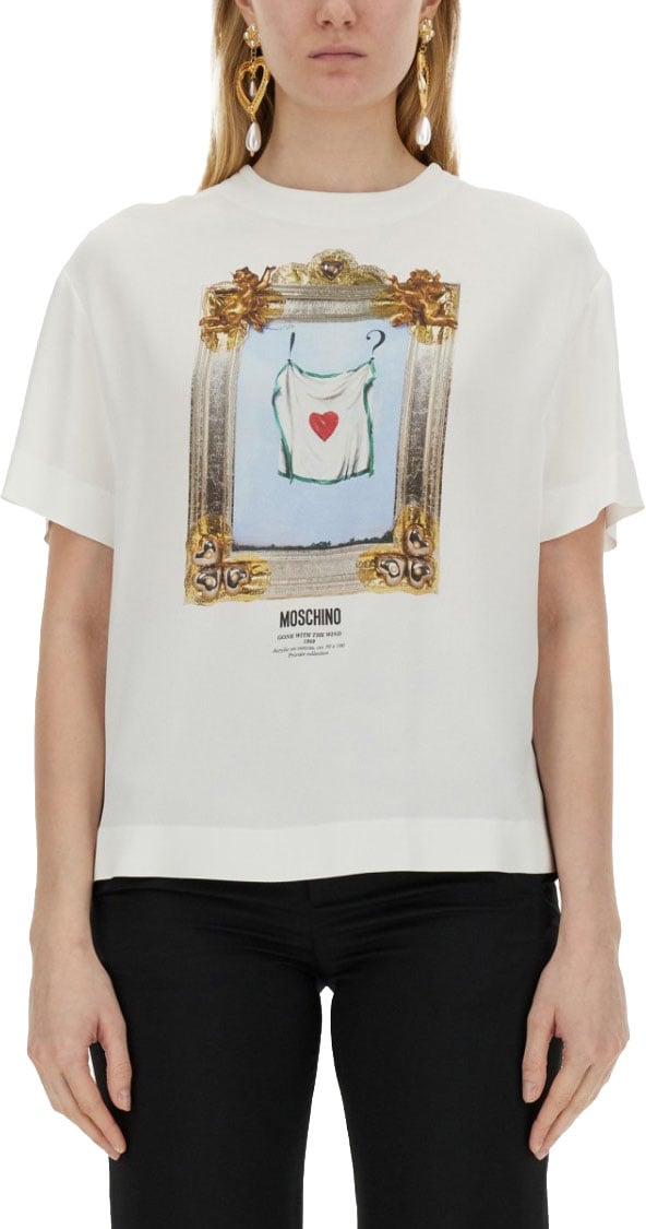 Moschino "Gone With The Wind" T-Shirt Wit
