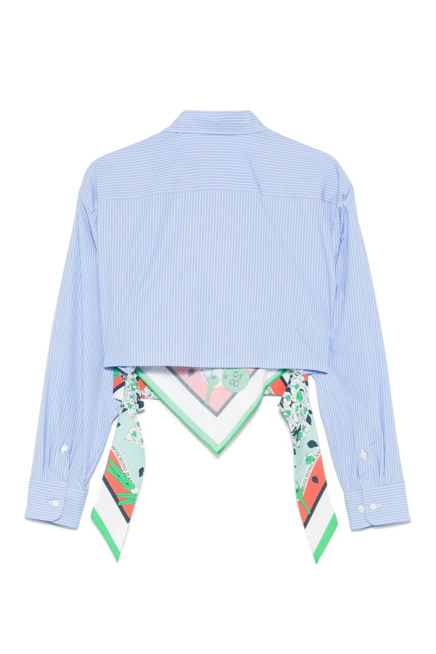Moschino Shirts Clear Blue Blauw