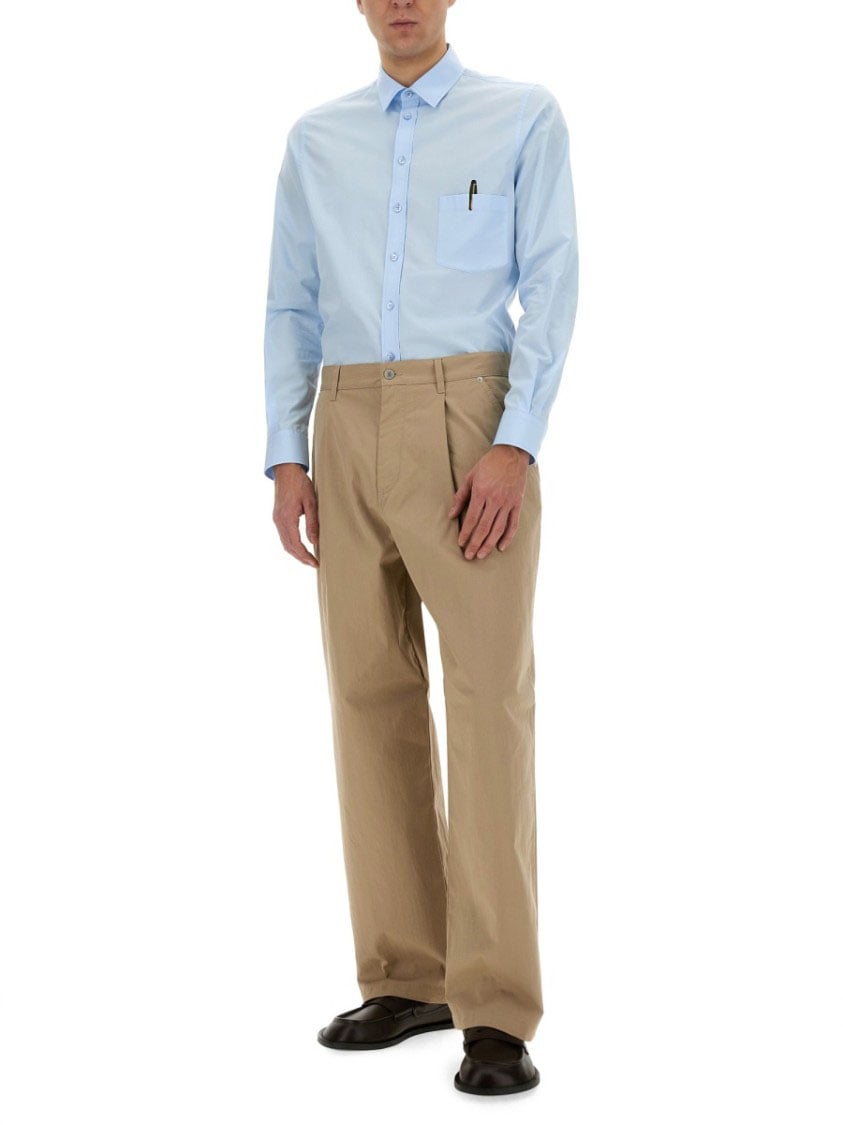 Moschino "Office Inspiration" Shirt Blauw