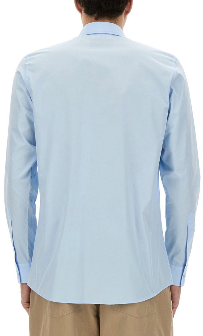 Moschino "Office Inspiration" Shirt Blauw