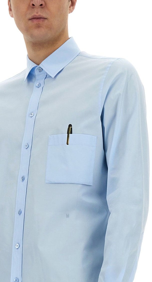 Moschino "Office Inspiration" Shirt Blauw