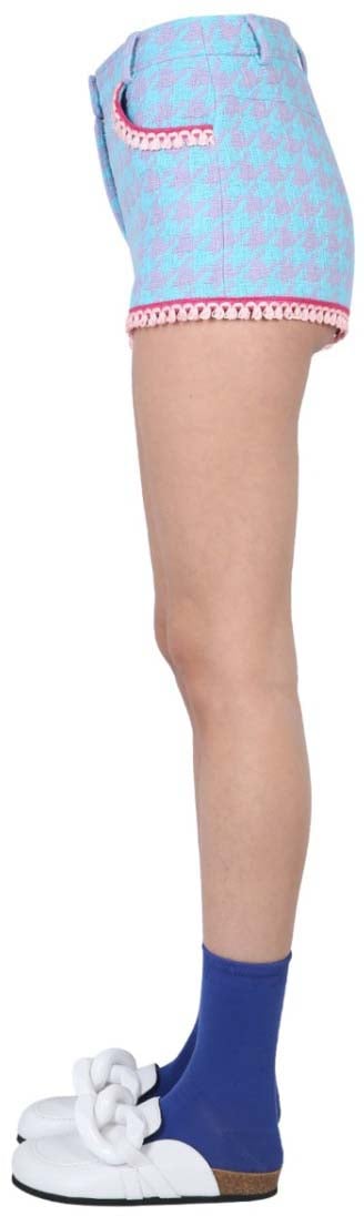 Moschino Houndstooth Shorts Neutraal
