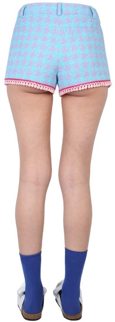 Moschino Houndstooth Shorts Neutraal