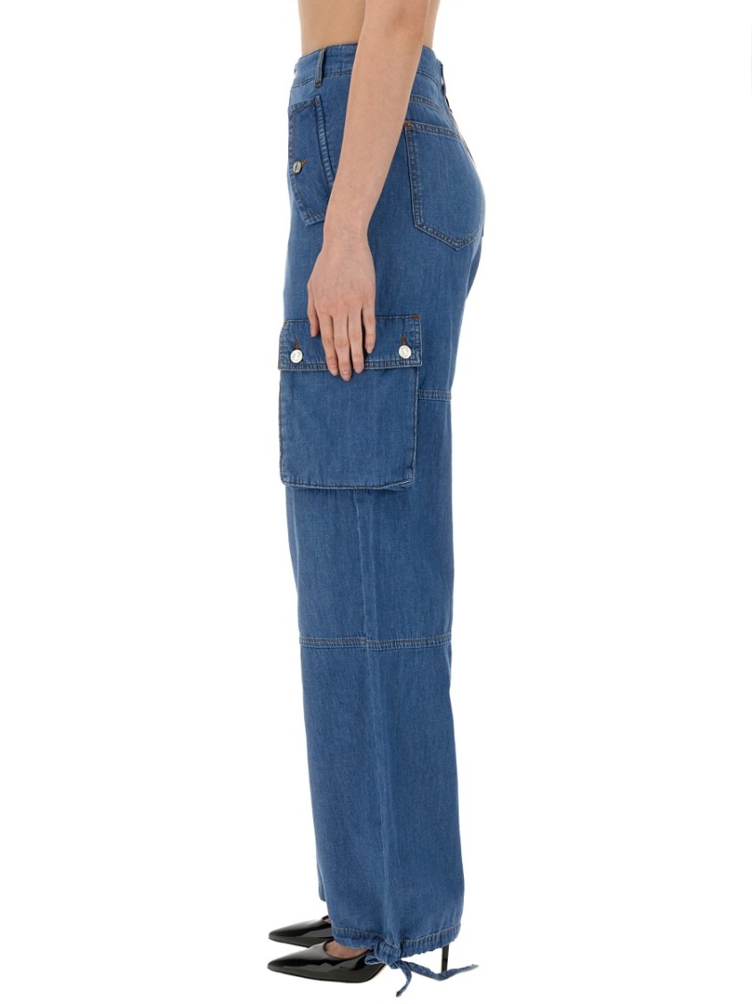 Moschino Cargo Pants Blauw