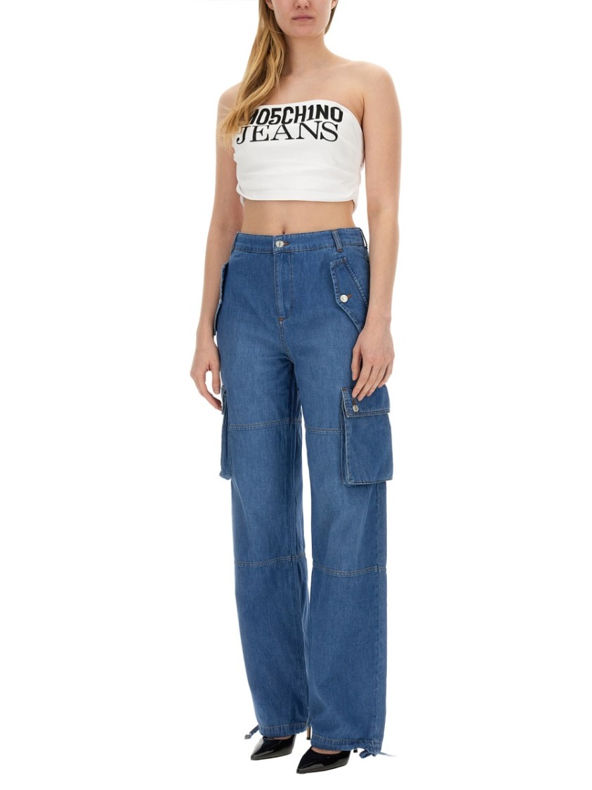 Moschino Cargo Pants Blauw