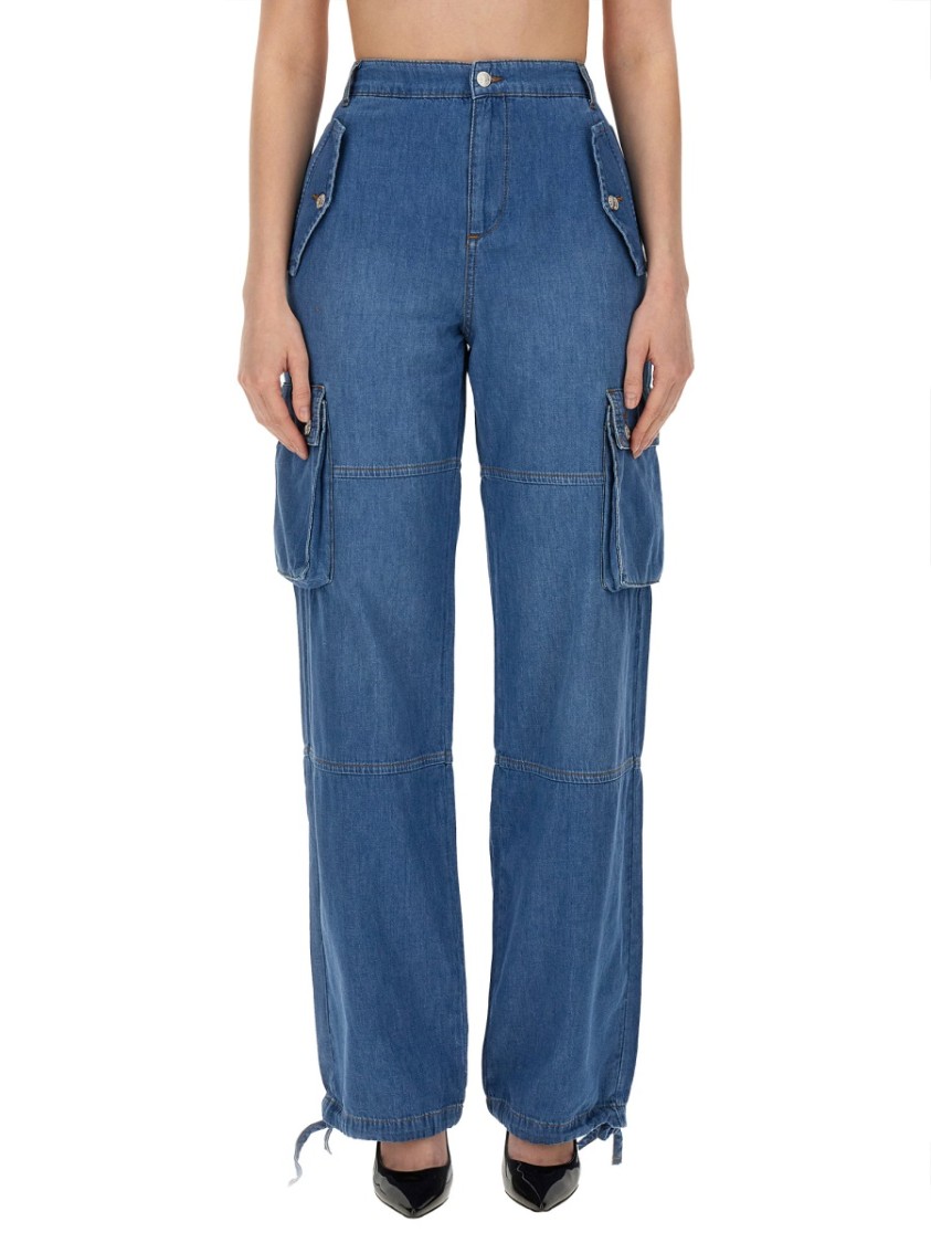 Moschino Cargo Pants Blauw