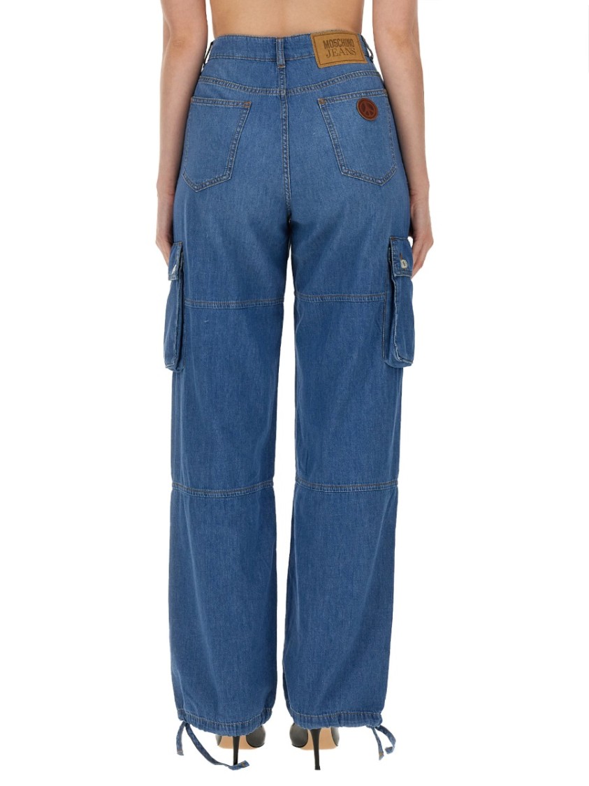 Moschino Cargo Pants Blauw