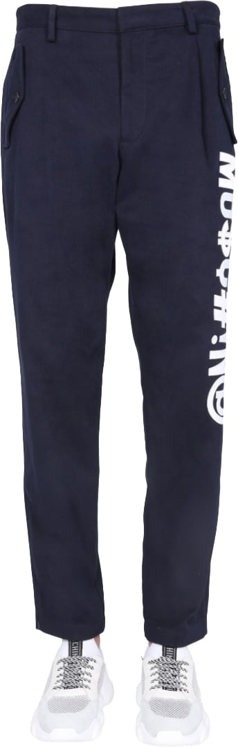 Moschino Symbols Logo Trousers Zwart