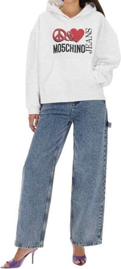 Moschino Jeans Wide Leg Blauw