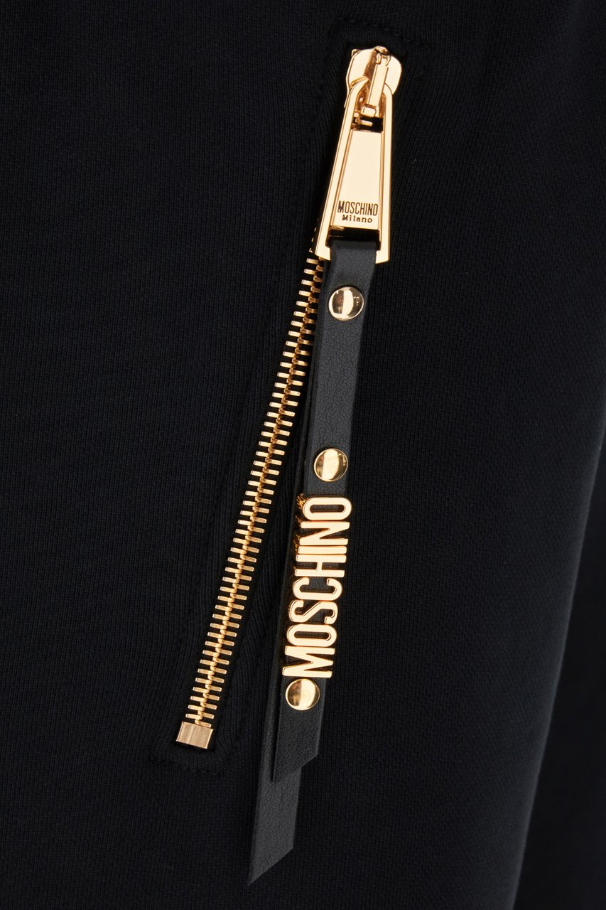 Moschino Moschino Black cotton joggers Zwart