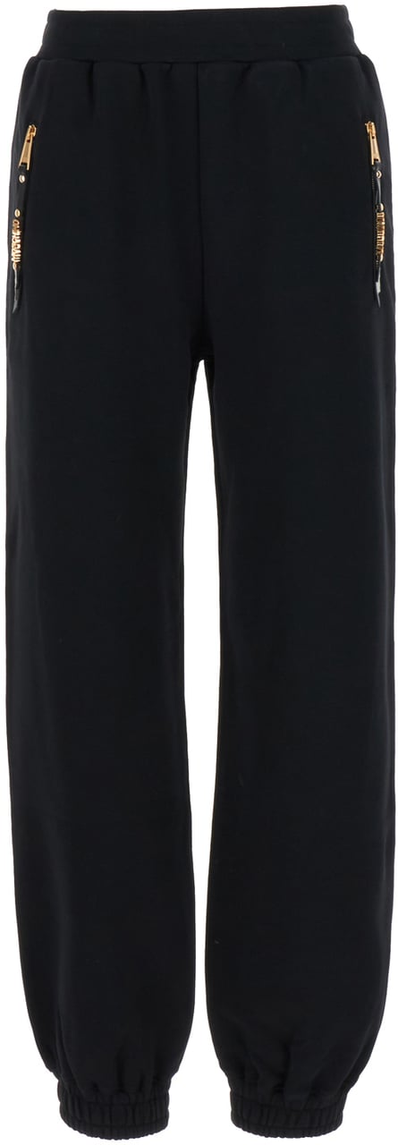 Moschino Moschino Black cotton joggers Zwart
