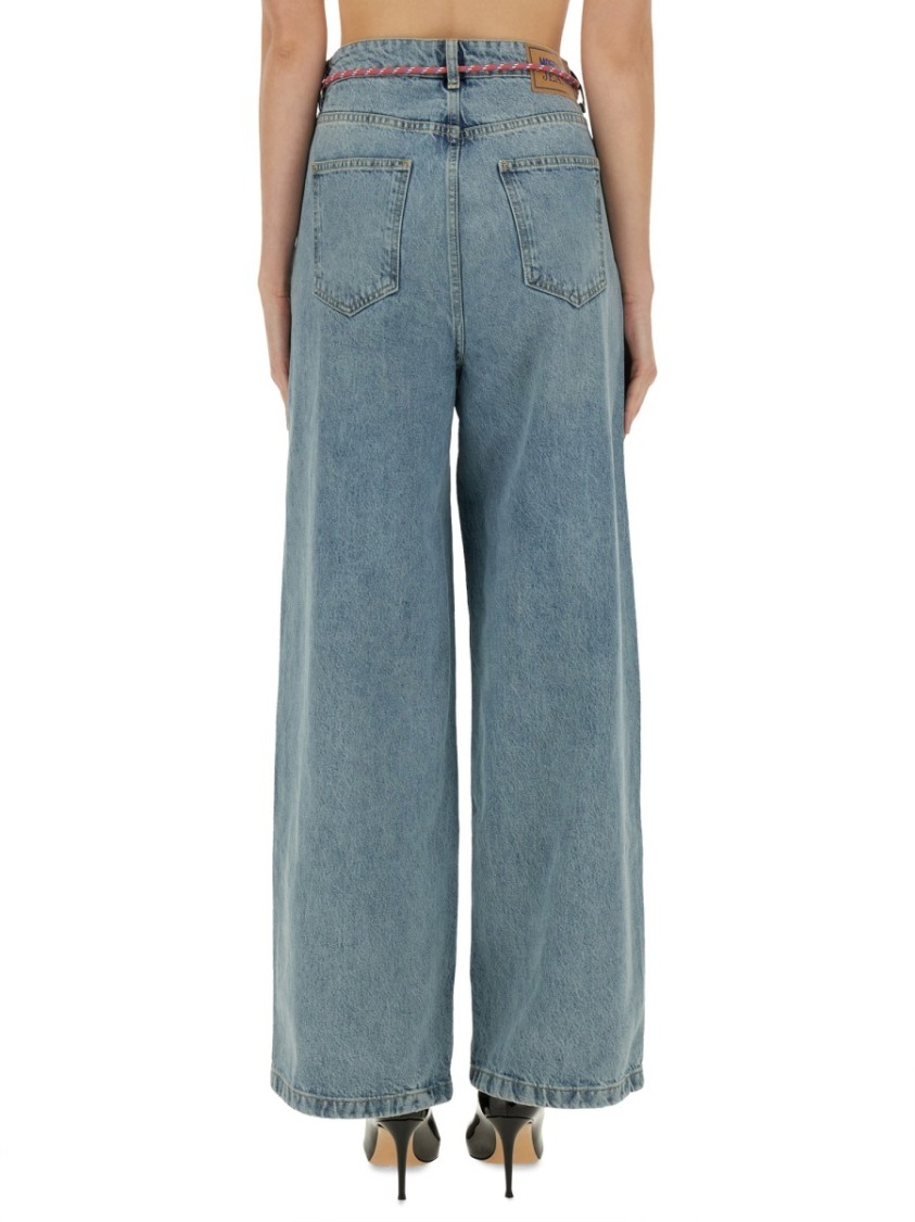 Moschino "Wide Fit" Jeans Blauw