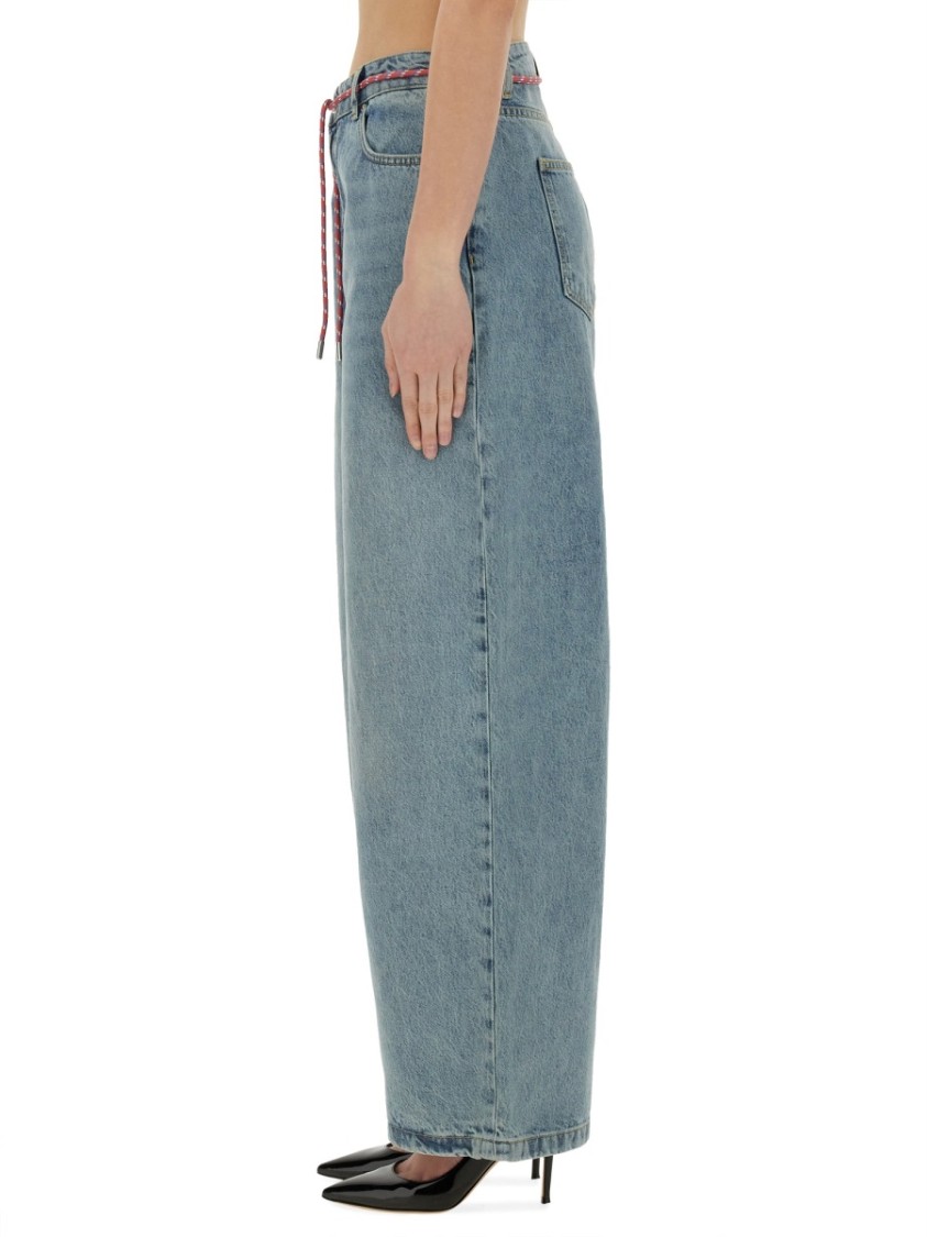 Moschino "Wide Fit" Jeans Blauw
