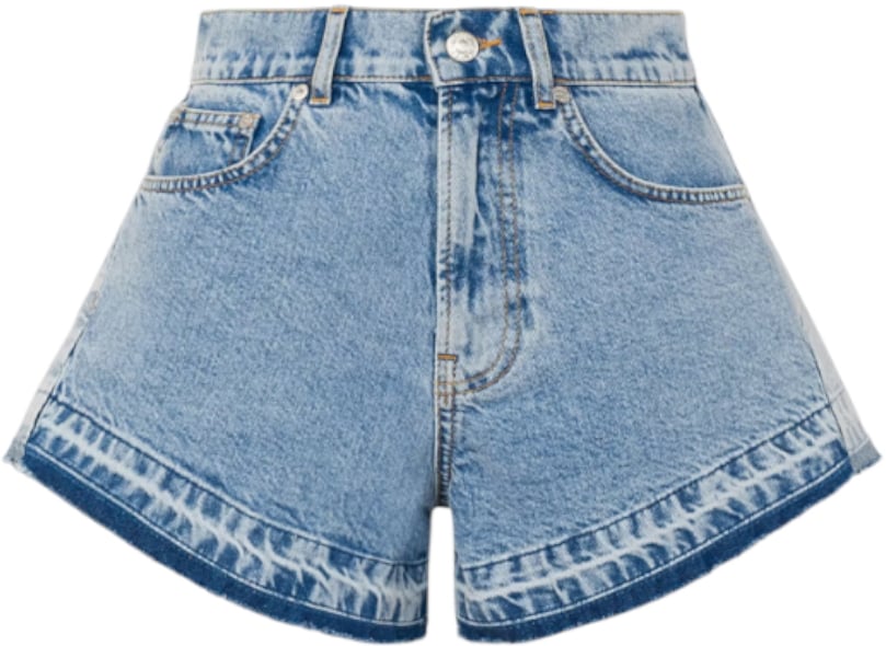 Moschino Trousers Clear Blue Blauw
