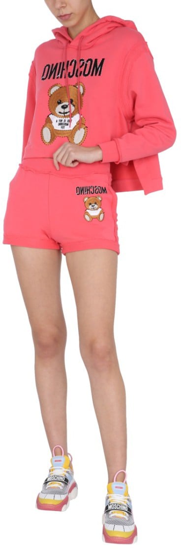 Moschino Teddy Inside Out Shorts Neutraal