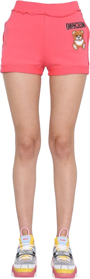 Moschino Teddy Inside Out Shorts Neutraal