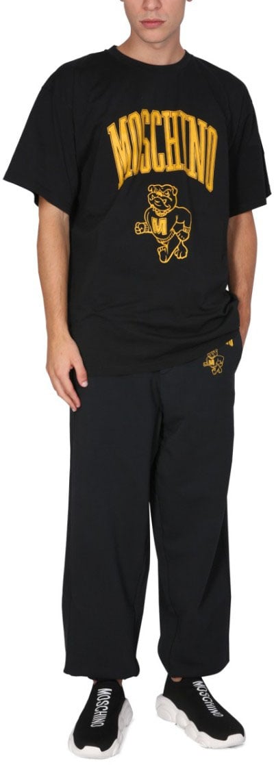 Moschino Relaxed Fit Black Jogging Pants Zwart