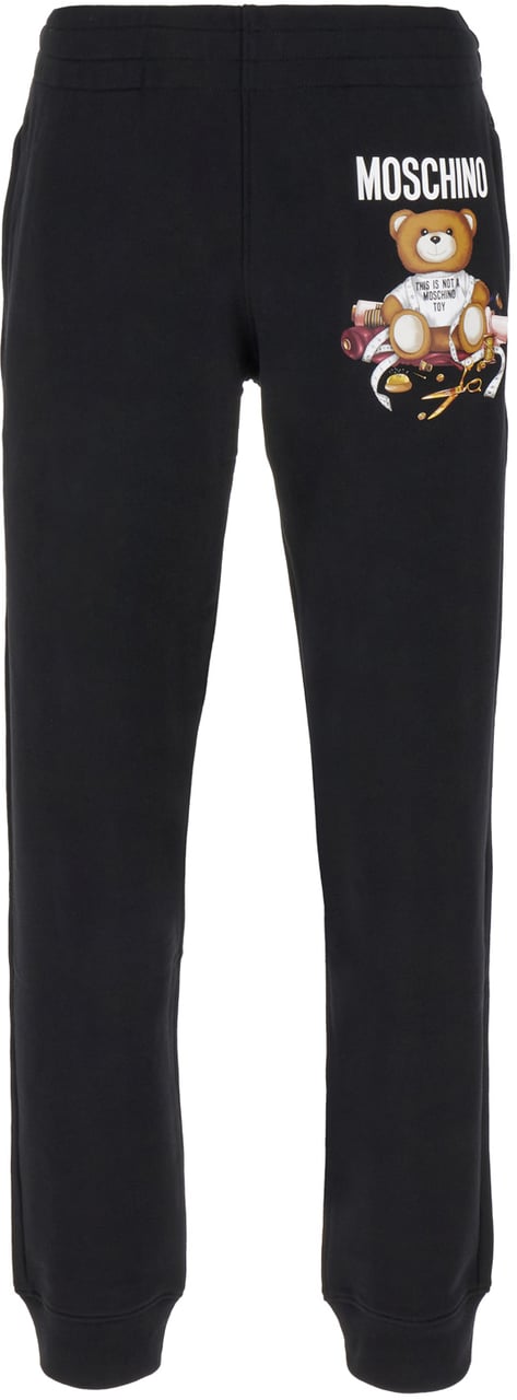 Moschino Moschino Black cotton joggers Zwart