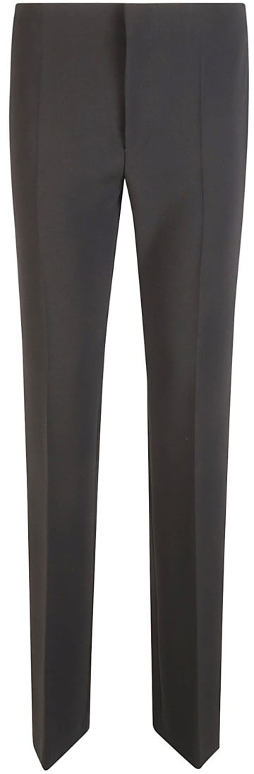 Moschino Tailored Black Trousers With Classic Waistband Grijs