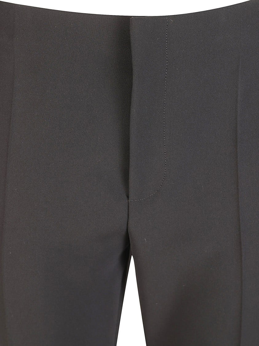Moschino Tailored Black Trousers With Classic Waistband Grijs
