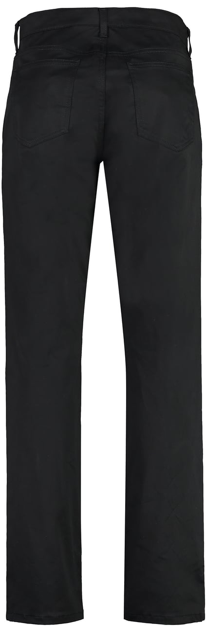 Moschino Stretch cotton trousers Zwart