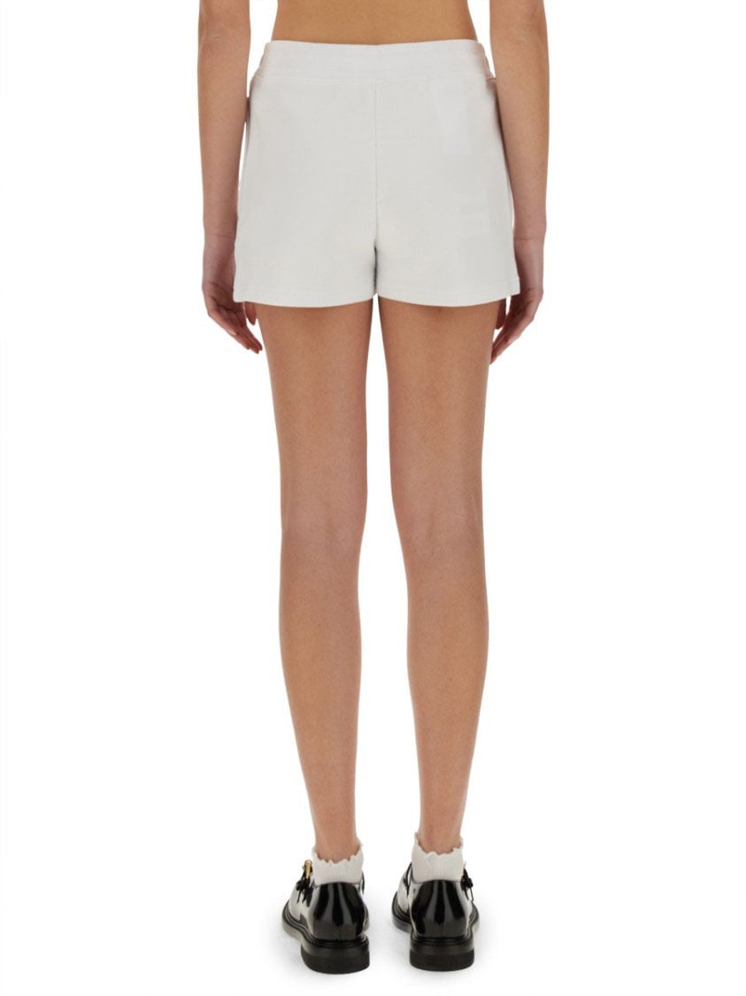 Moschino Fitted Teddy Bear Graphic Shorts Wit