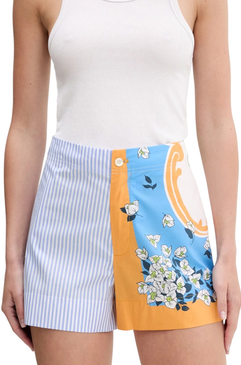 Moschino Shorts Clear Blue Blauw