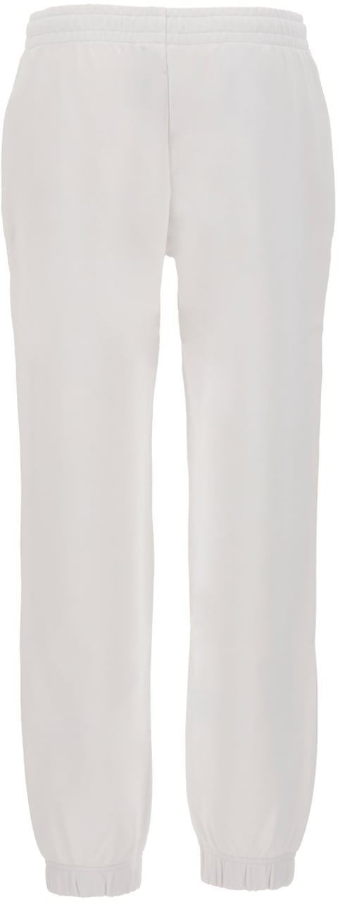 Moschino Moschino White cotton joggers Wit