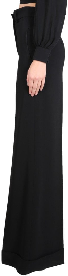 Moschino High Waist Pants Zwart