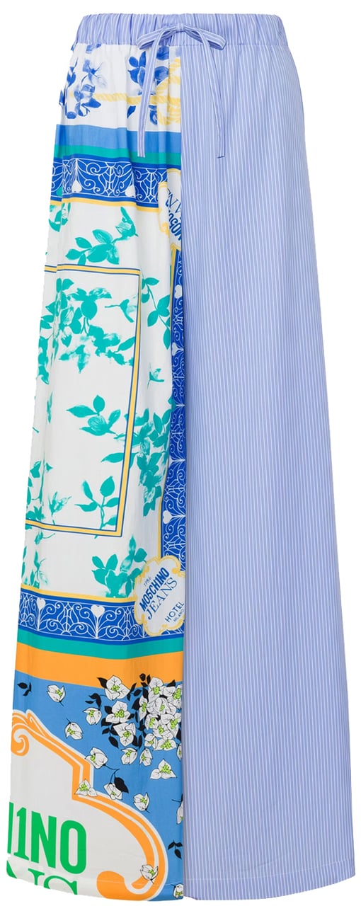 Moschino Trousers Clear Blue Blauw