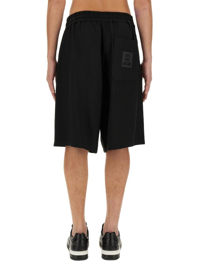 Moschino Knee-Length Bermuda Shorts Zwart