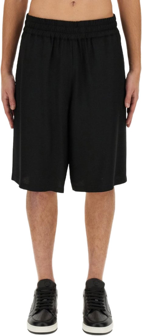 Moschino Knee-Length Bermuda Shorts Zwart