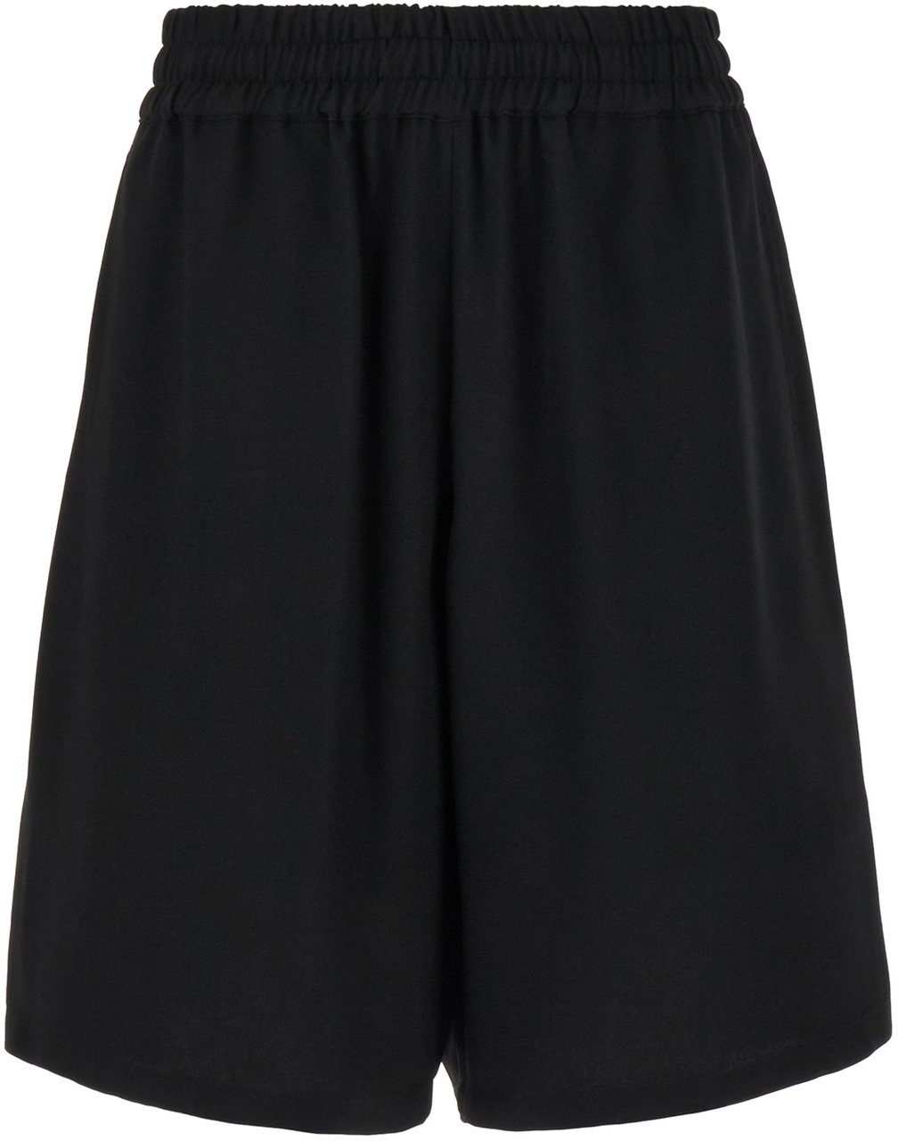 Moschino Moschino Black acetate blend bermuda shorts Zwart