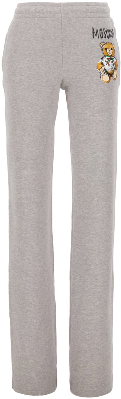 Moschino Moschino Melange grey cotton joggers Grijs