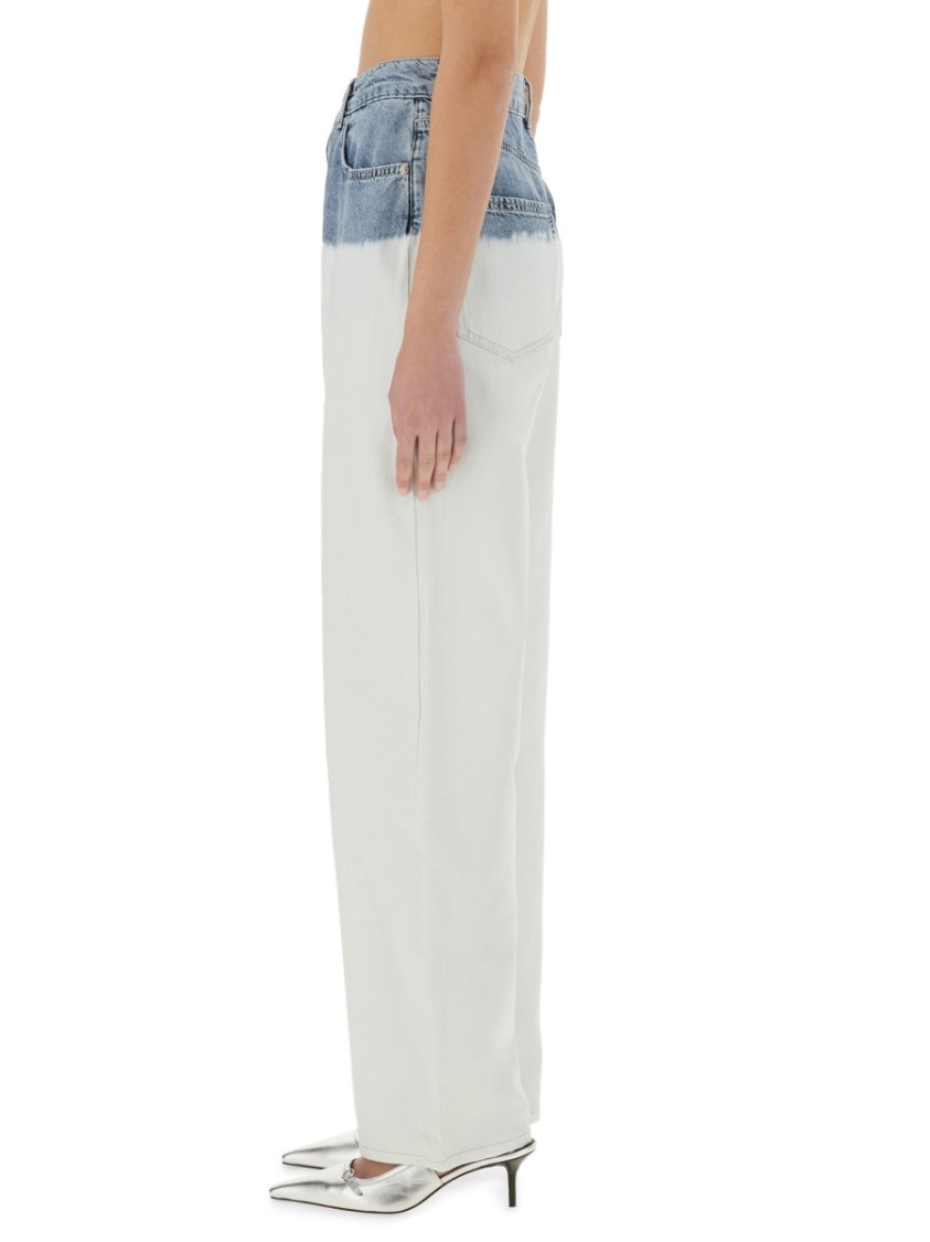 Moschino Two-Colour Jeans Wit