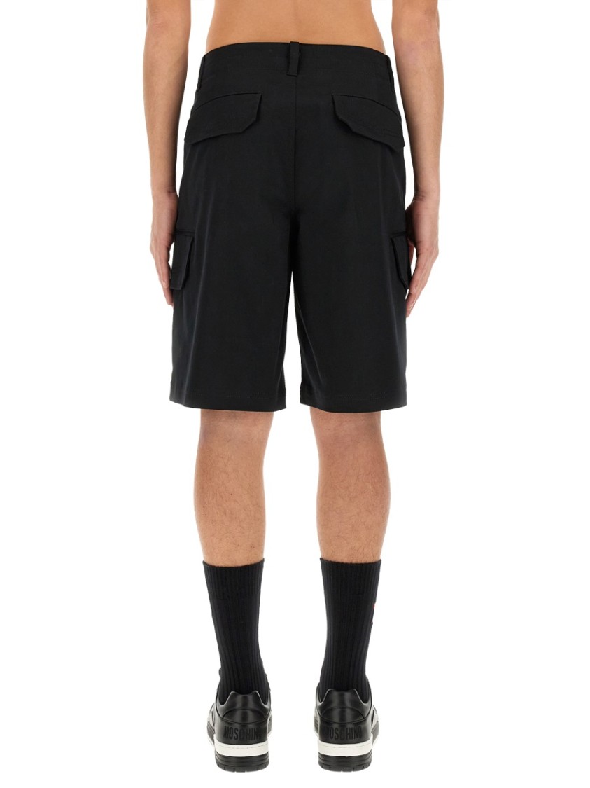 Moschino Relaxed-Fit Bermuda Shorts Zwart