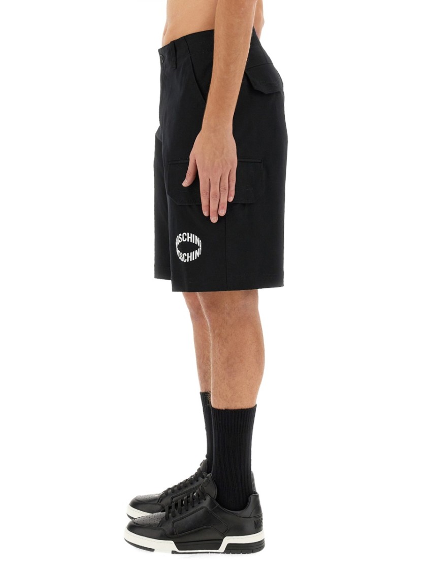 Moschino Relaxed-Fit Bermuda Shorts Zwart