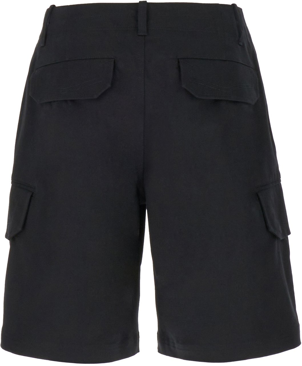 Moschino Moschino Black denim stretch bermuda Zwart